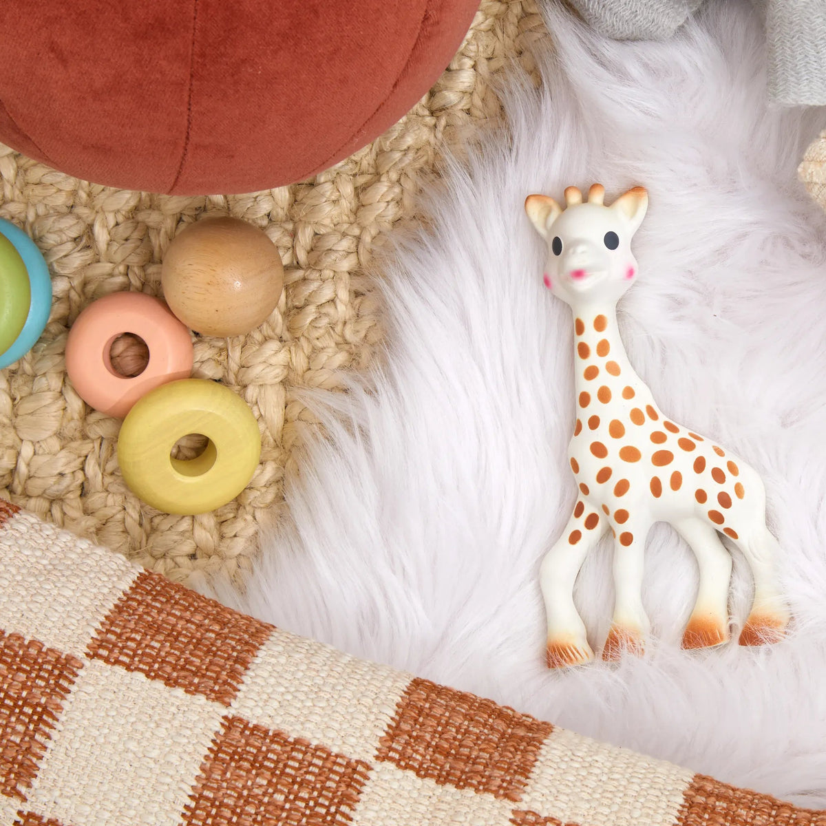Sophie the Giraffe So'Pure Original Natural Rubber Teether Lifestyle 2