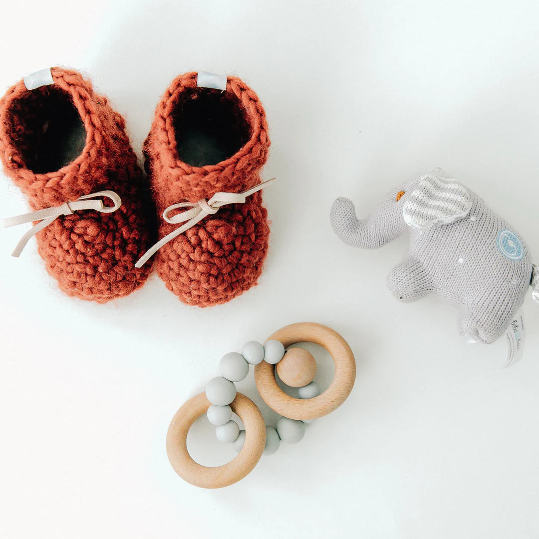 Beba Bean Sweater Moccs - Spice