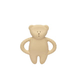 MOONIE Bear Natural Rubber Teether - Sand