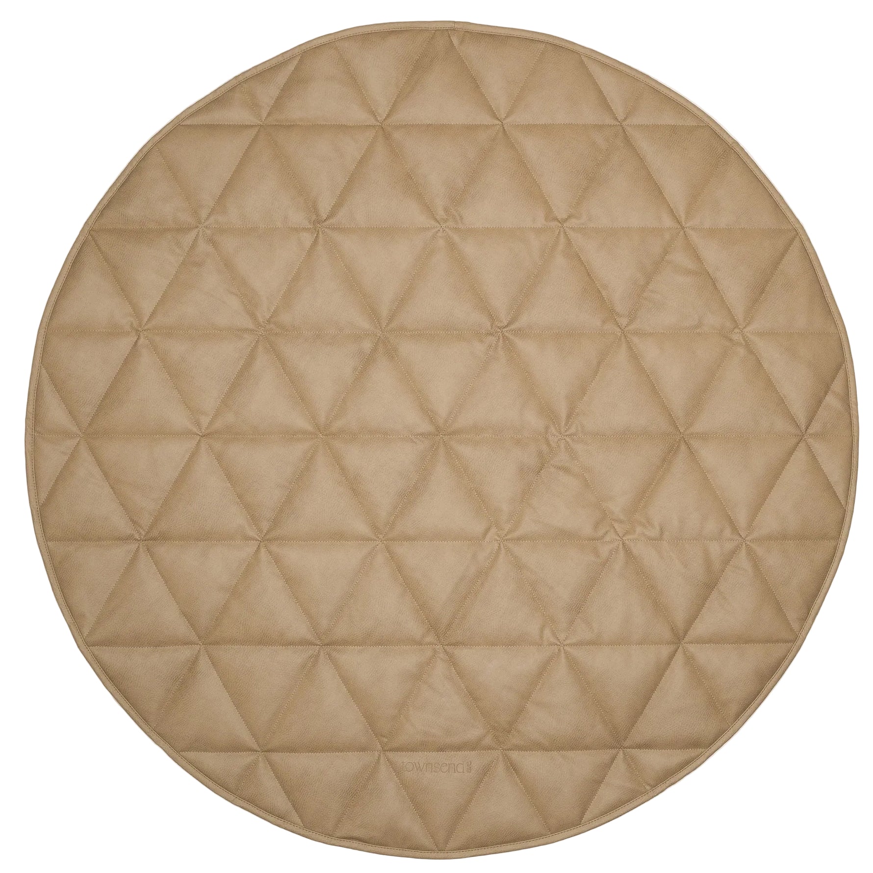 Toffee - Townsend Avenue Quilted Vegan Leather Play Mat