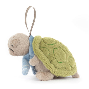Jellycat Timmy Turtle Decoration - Side View