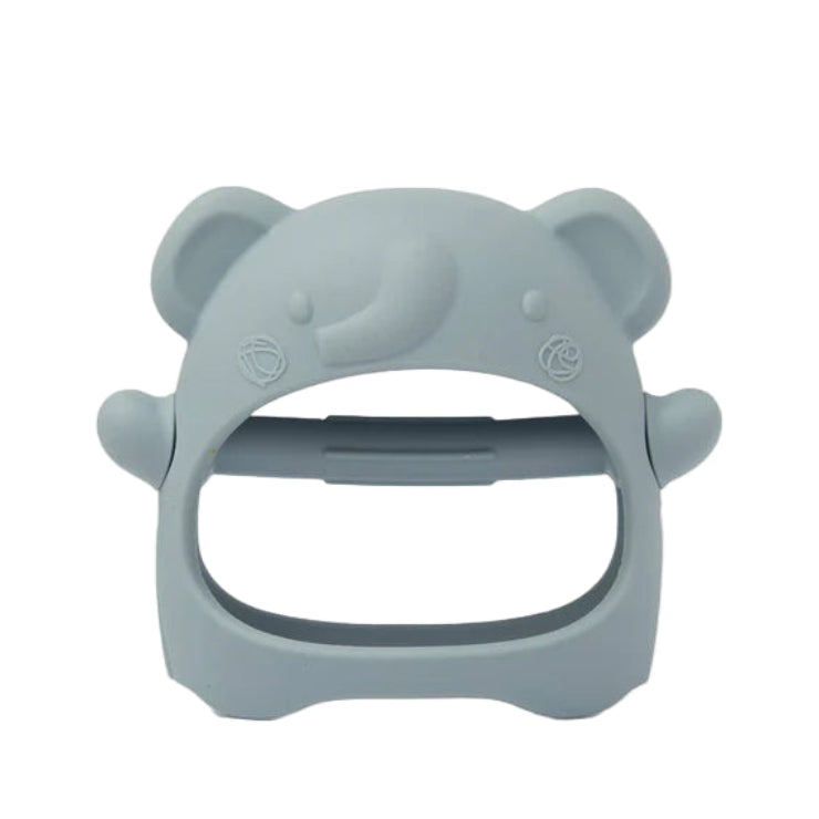 Loulou Lollipop Teething Mitt - Elephant