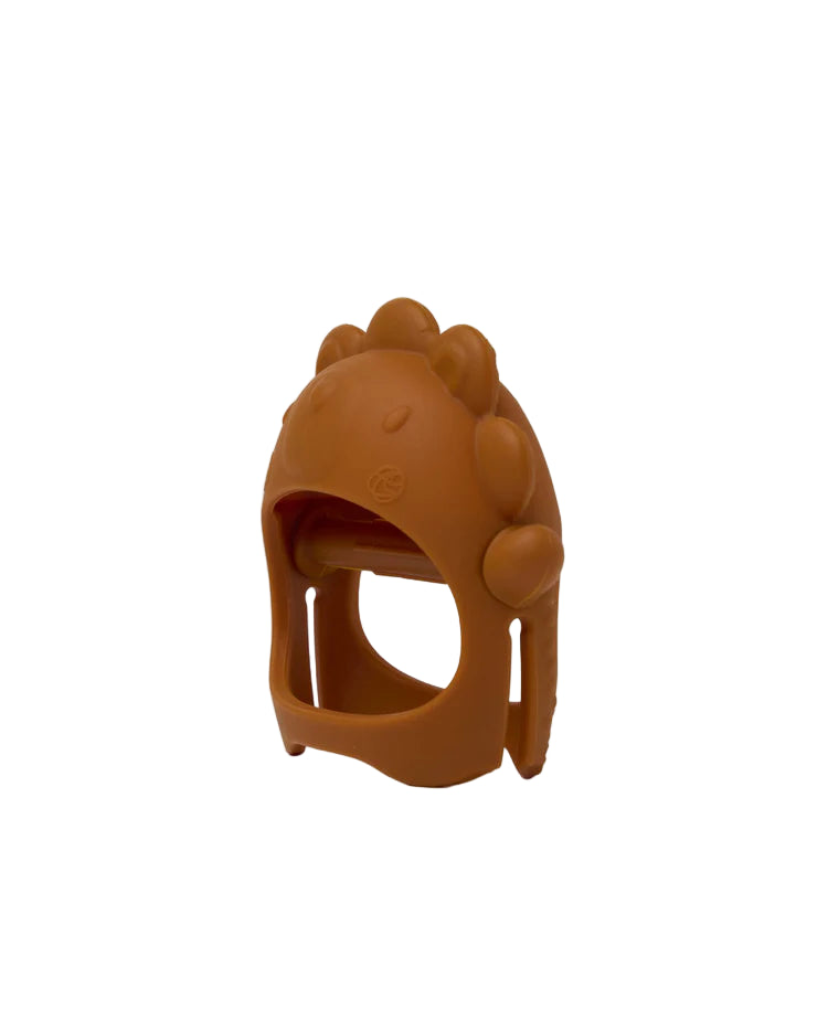 Loulou Lollipop Teething Mitt - Lion Side View