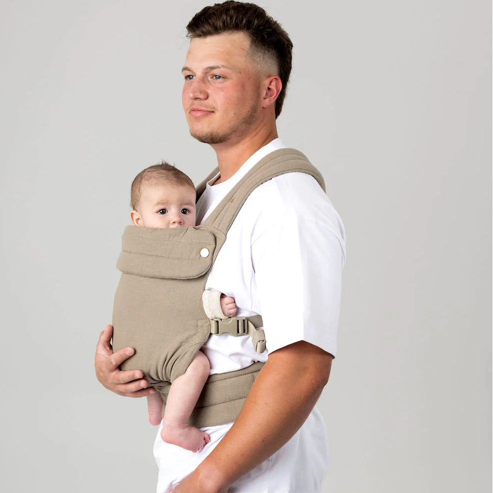 Mabē Monarch Buckle Carrier - Stone Sage Lifestyle 4