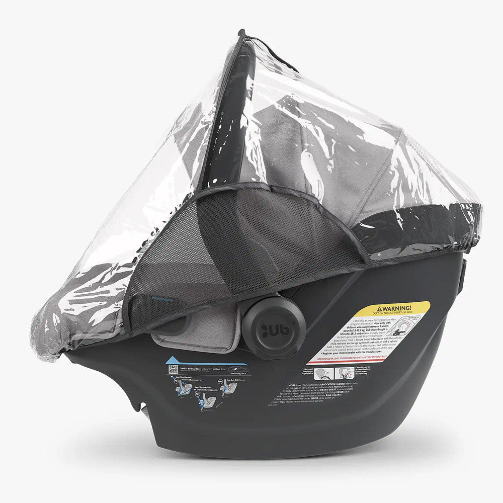UPPAbaby Mesa Infant Car Seat Rain Shield Side View
