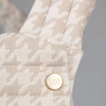 Mabē Monarch Carrier - Houndstooth Lifestyle Print Detail