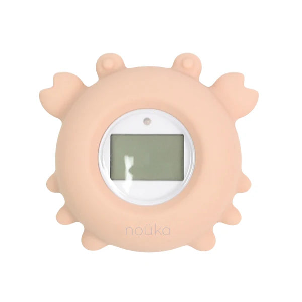 Crab (Soft Blush) - Noüka Bathtub Safety Thermometer