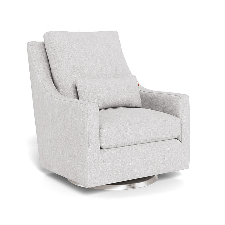 Dove Grey Boucle/Stainless Steel Swivel - Monte Design Vera Glider - Performance