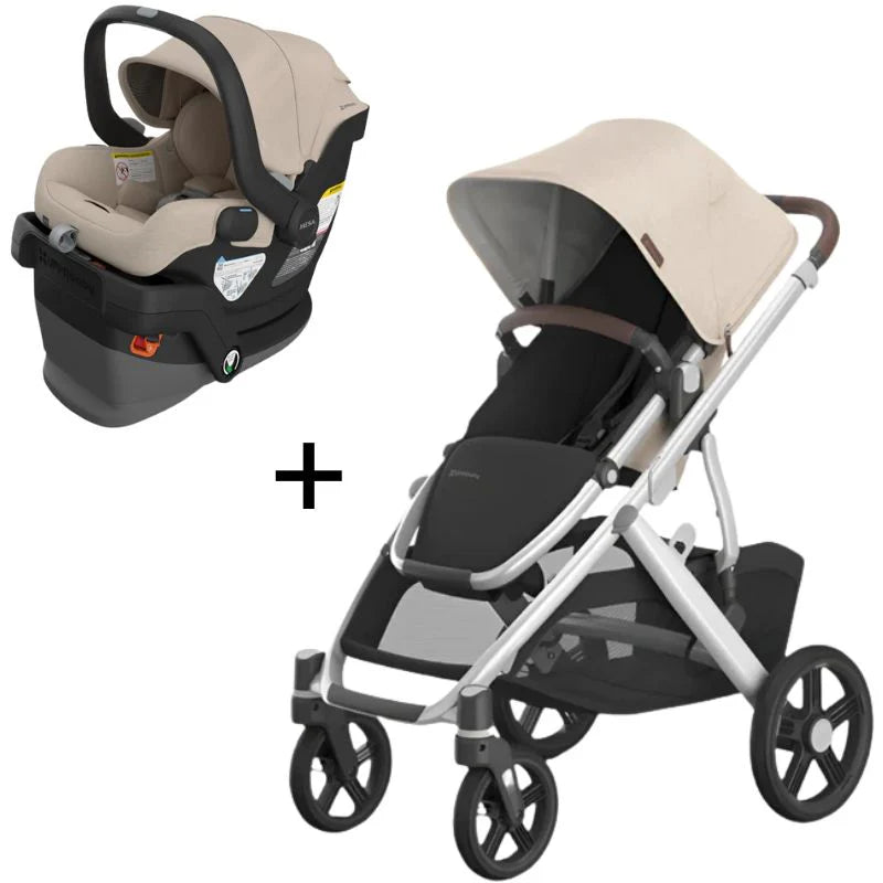 UPPAbaby Declan Vista V3  Stroller + Declan Mesa V3 Infant Car Seat Bundle