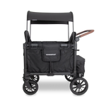 WonderFold W2 Luxe PRO Double Stroller Wagon - Jet Black Side View