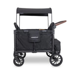 WonderFold W4 Luxe PRO Quad Stroller Wagon - Jet Black Side View