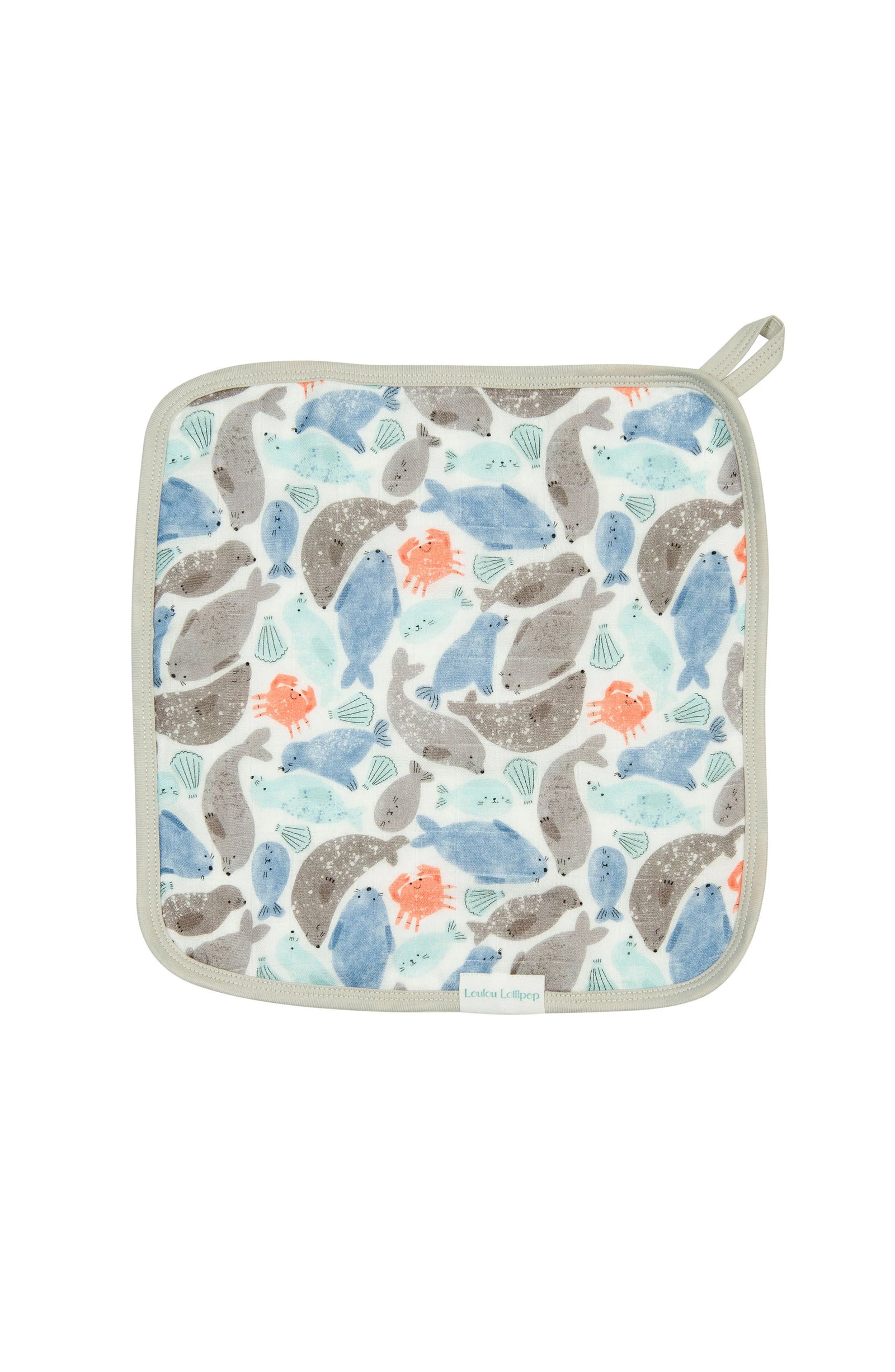 Loulou Lollipop Washcloth Set - Silly Seals