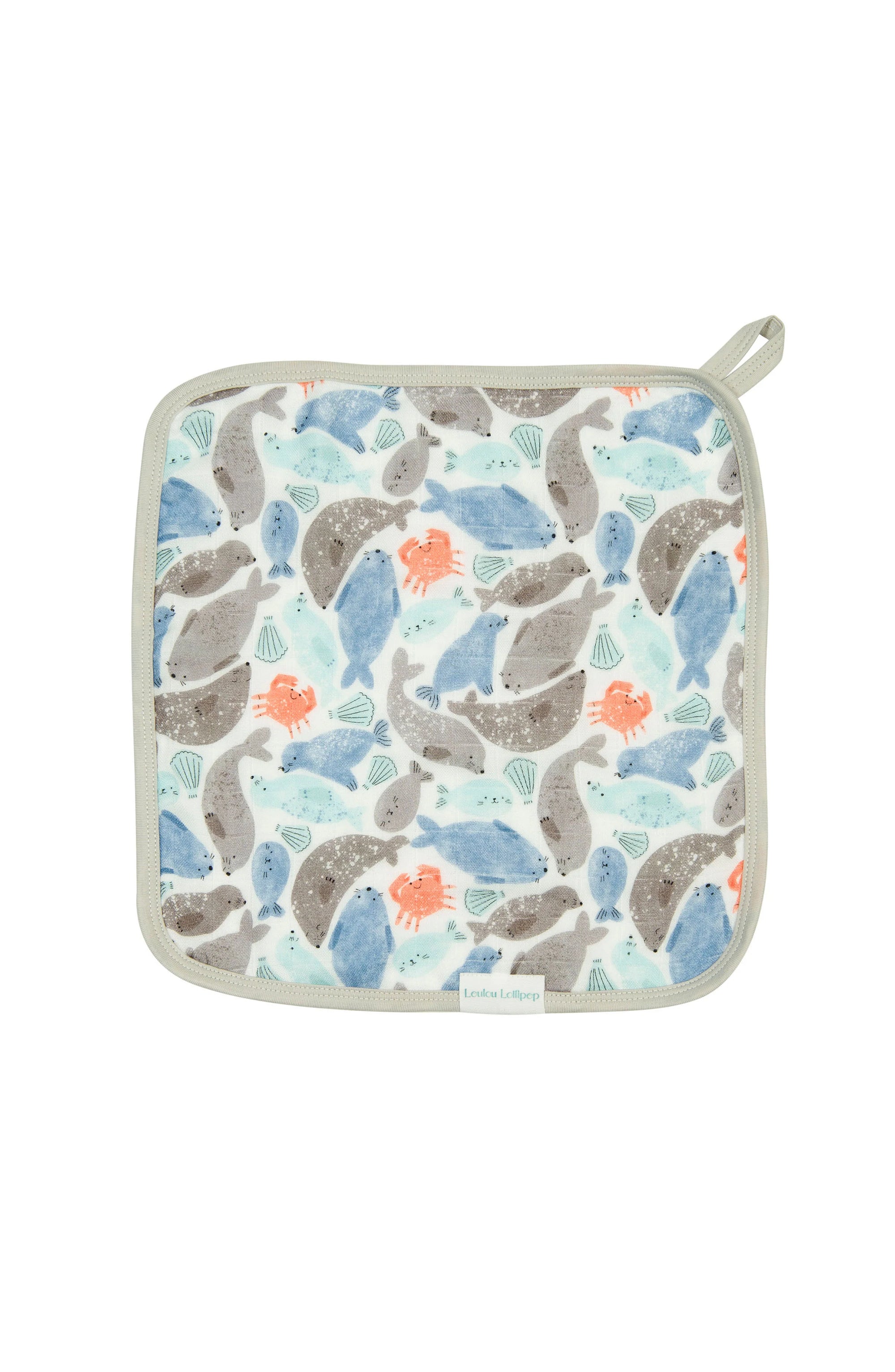 Loulou Lollipop Washcloth Set - Silly Seals - Seals