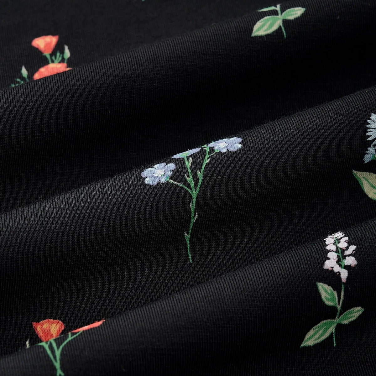 Kyte BABY 2.5 TOG Sleep Bag - Midnight Wildflower Print Detail
