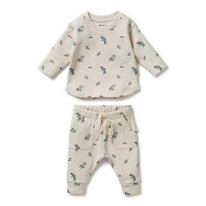 Wilson + Frenchy Organic Waffle Set - Little Olive