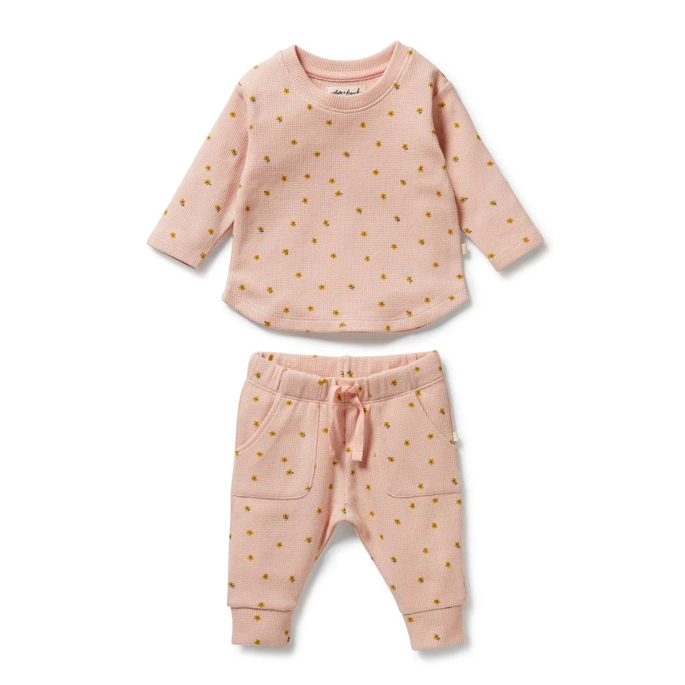 Wilson + Frenchy Organic Waffle Set - Little Fleur