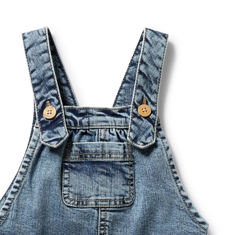 Wilson + Frenchy Organic Denim Overall - Front Details