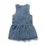 Wilson + Frenchy Organic Denim Dress - Back View