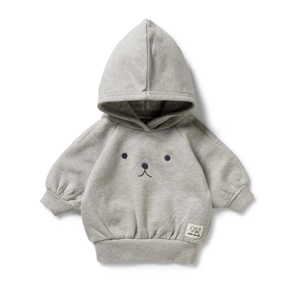 Wilson + Frenchy Organic Terry Hooded Sweatshirt - Charcoal