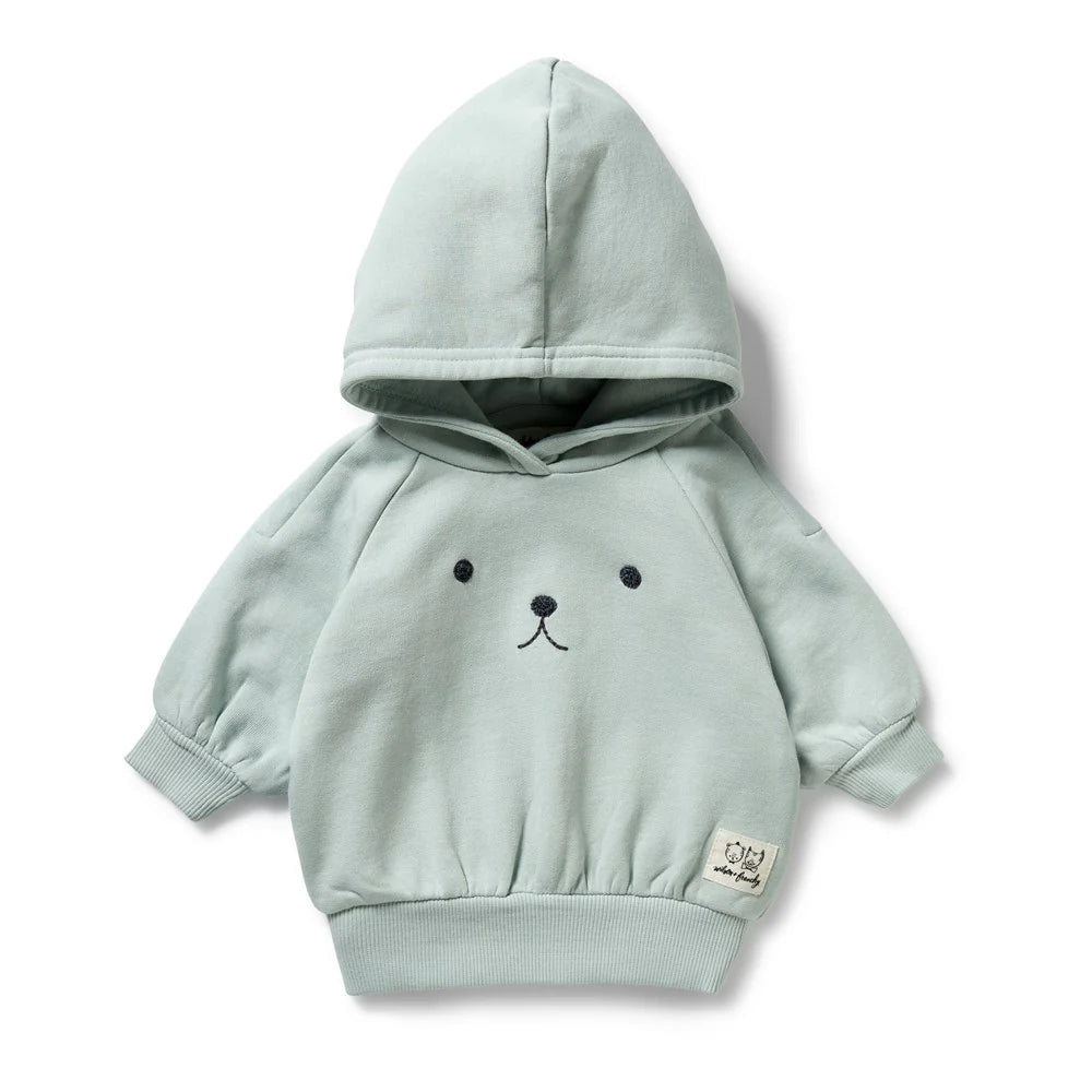 Wilson + Frenchy Organic Terry Hooded Sweatshirt - Sage