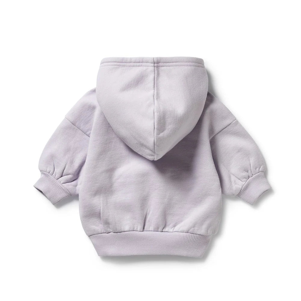 Wilson + Frenchy Organic Terry Hooded Sweatshirt - Lavender