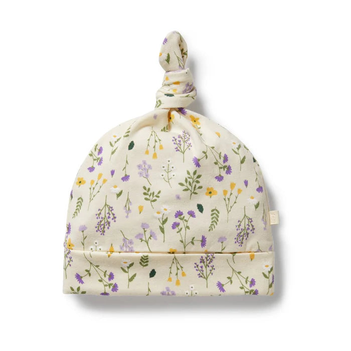 Wilson + Frenchy Organic Knot Hat - Bella Floral