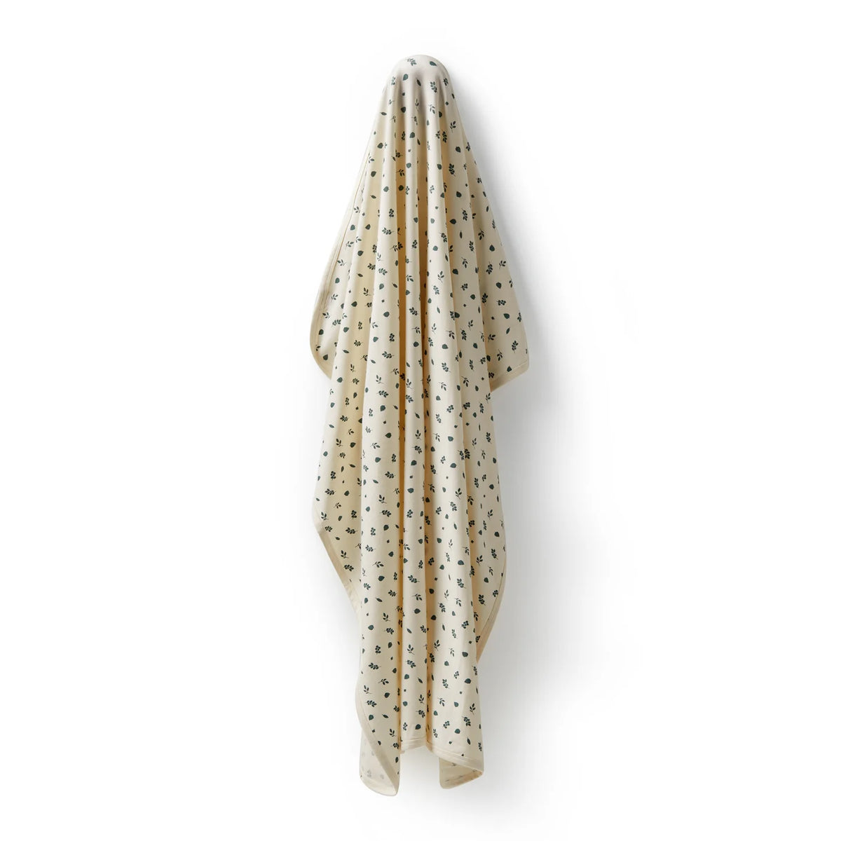 Wilson + Frenchy Organic Bunny Rug Swaddle Blanket - Twilight Leaf
