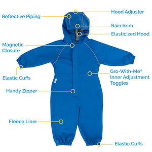 Jan & Jul Cozy-Dry Waterproof Play Suit - Features 1