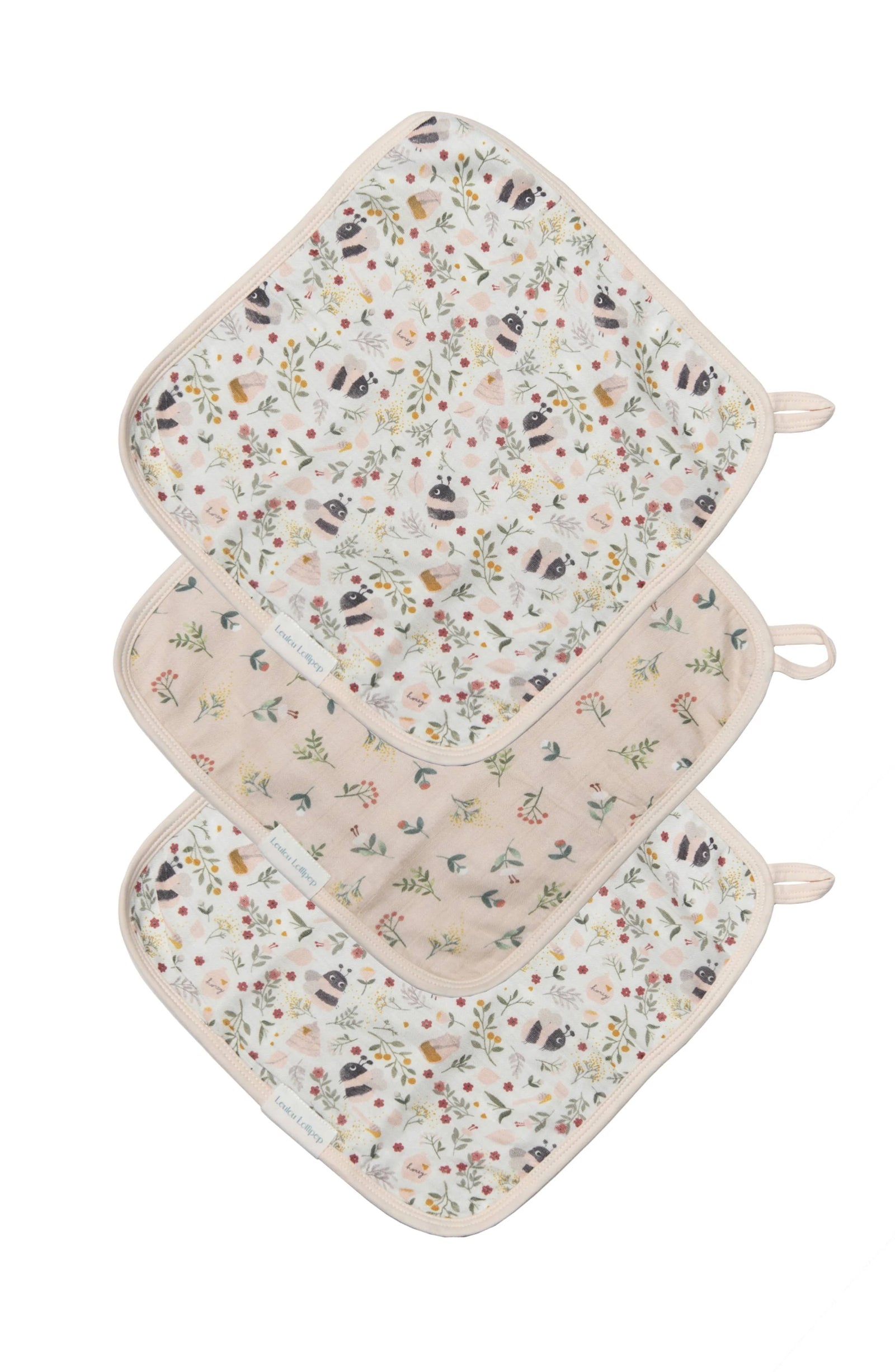 Loulou Lollipop Washcloth Set - Bumble Bees