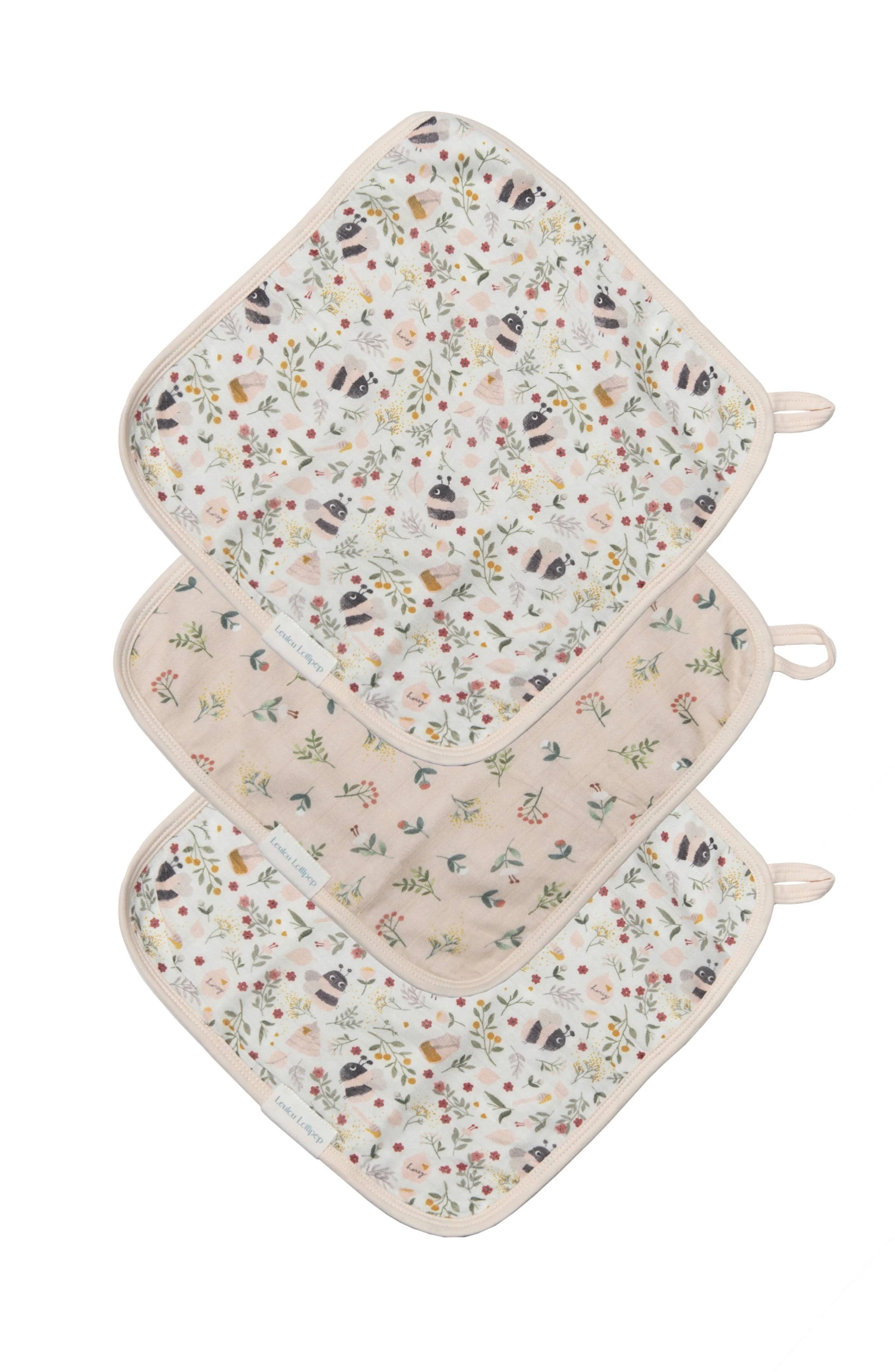 Loulou Lollipop Washcloth Set - Bumble Bees
