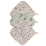 Loulou Lollipop Washcloth Set - Hedgehog Forest
