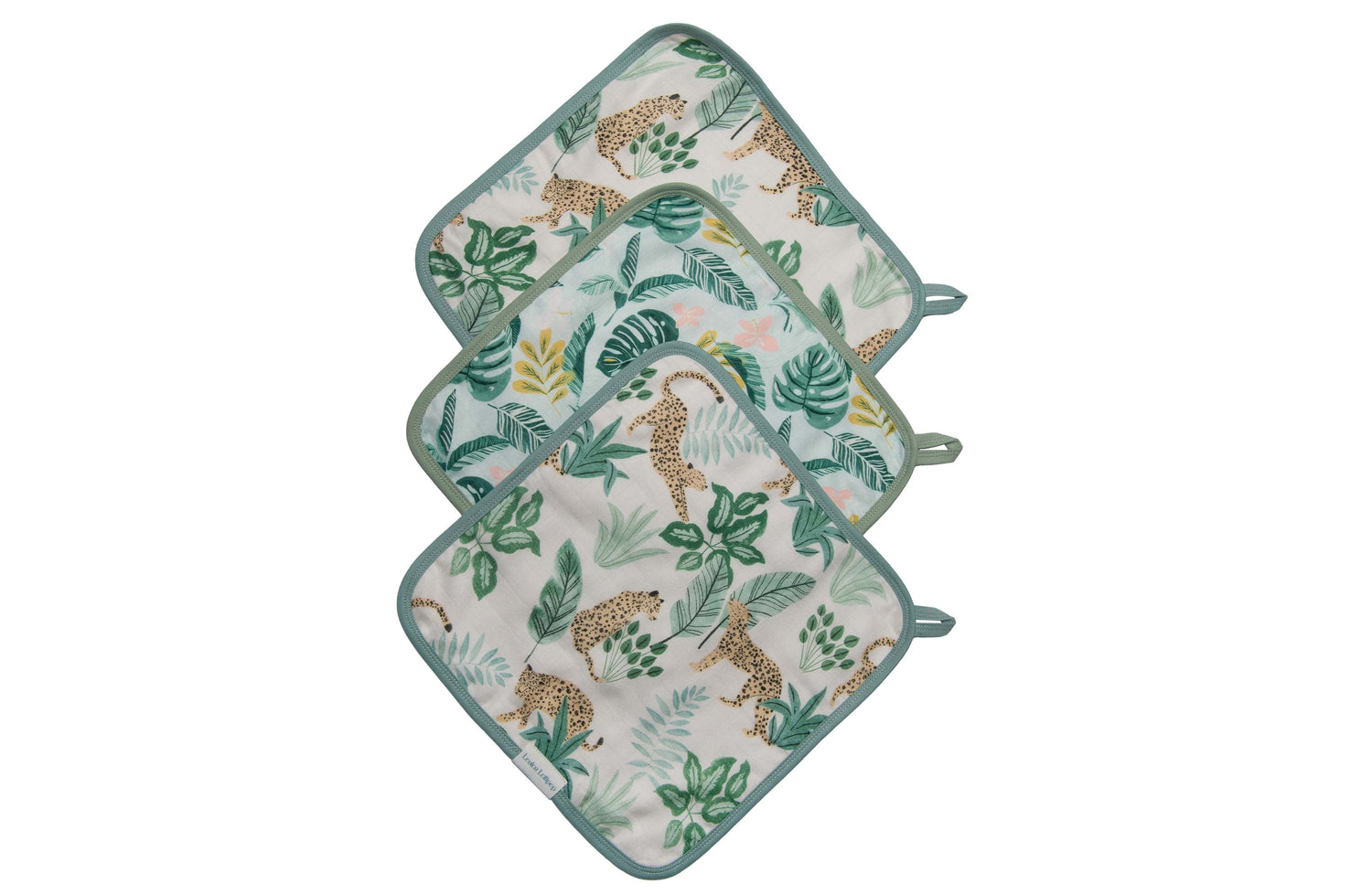 Loulou Lollipop washcloths Loulou Lollipop Washcloth Set - Tropical  Jungle