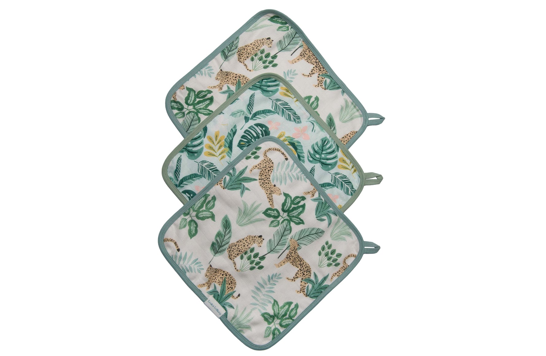 Loulou Lollipop washcloths Loulou Lollipop Washcloth Set - Tropical  Jungle