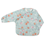 Loulou Lollipop Long Sleeve Waterproof Bib - Peaches