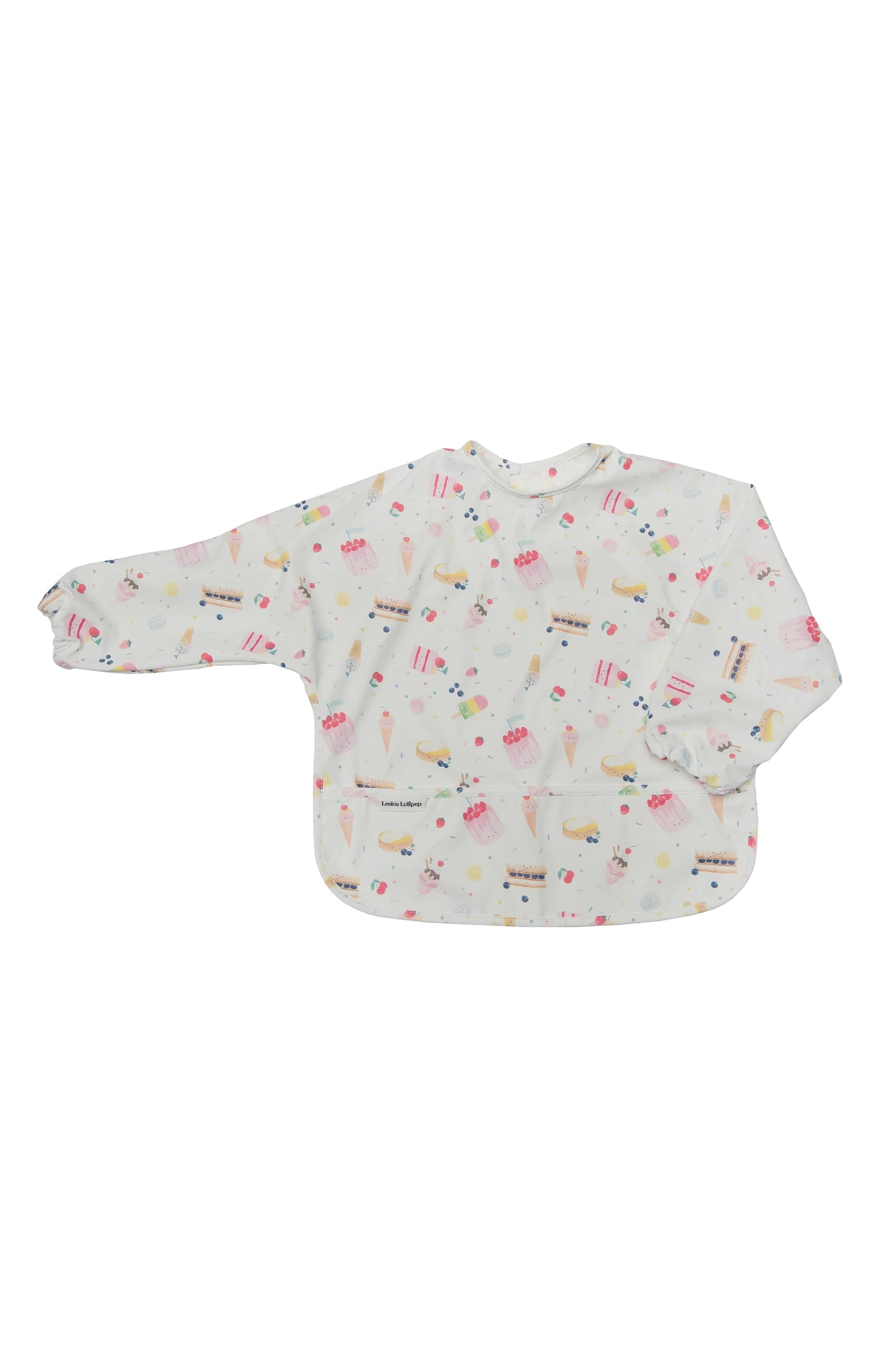 Loulou Lollipop Long Sleeve Waterproof Bib - Sweet Treats