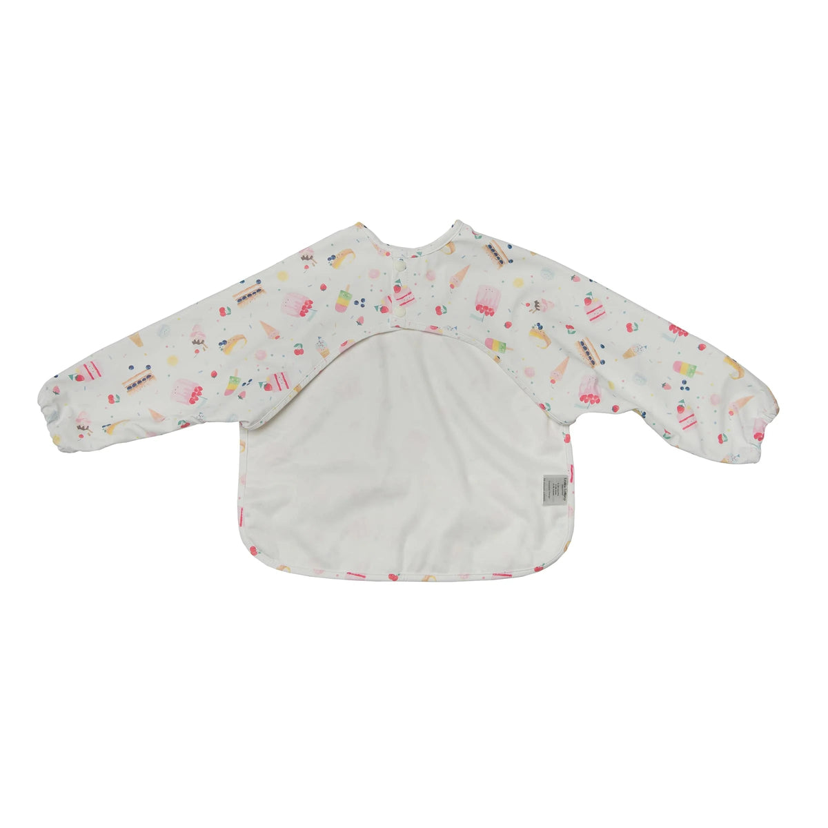 Loulou Lollipop Long Sleeve Waterproof Bib - Sweet Treats Back View
