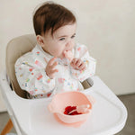 Loulou Lollipop Silicone Suction Snack Bowl - Cream Lifestyle