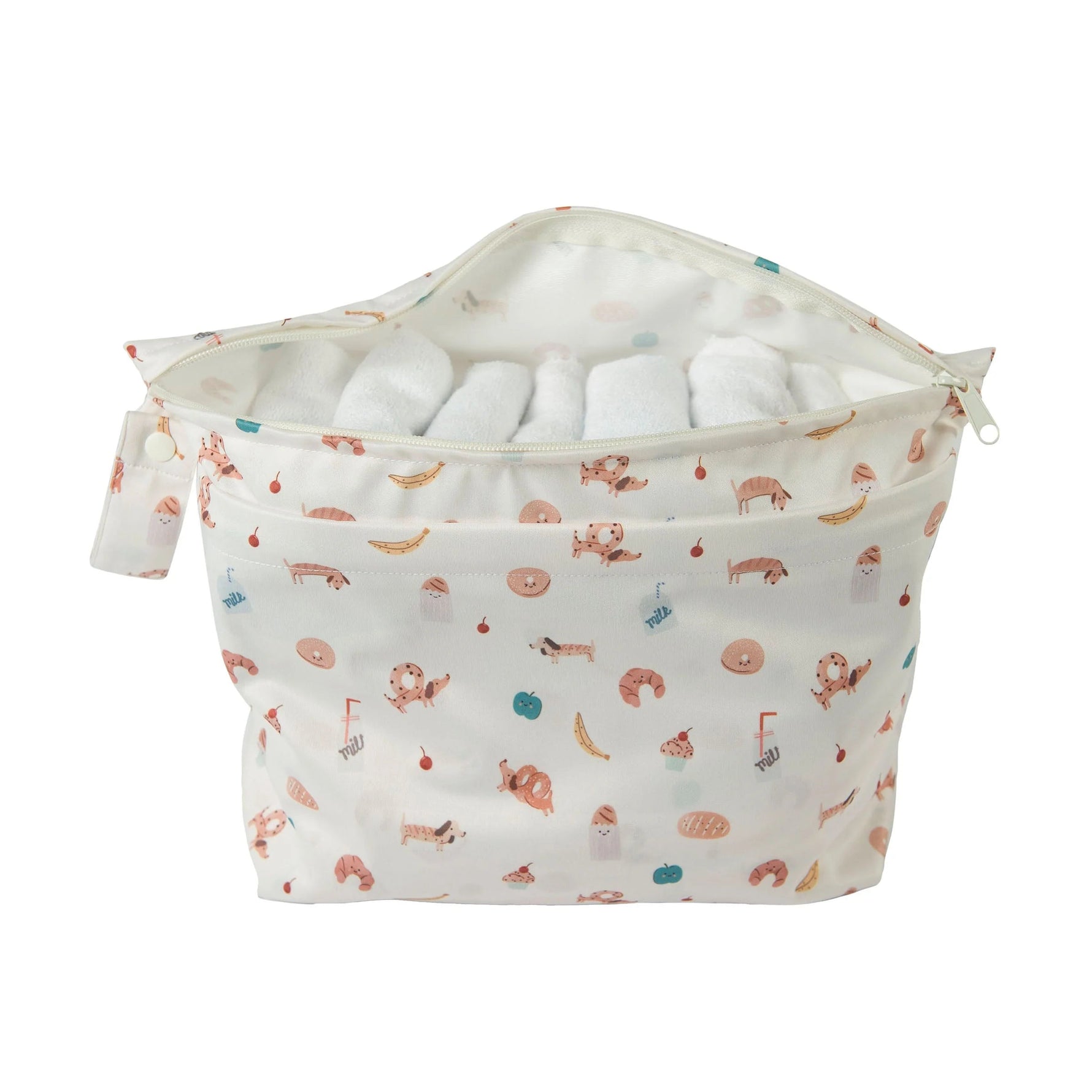 Loulou Lollipop Wet Dry Bag - Filled and Open