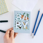 Pedaller Designs Greeting Card - Woodland Baby 2