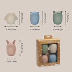 Noüka Animal Bath Toys - Woodland - Dimensions