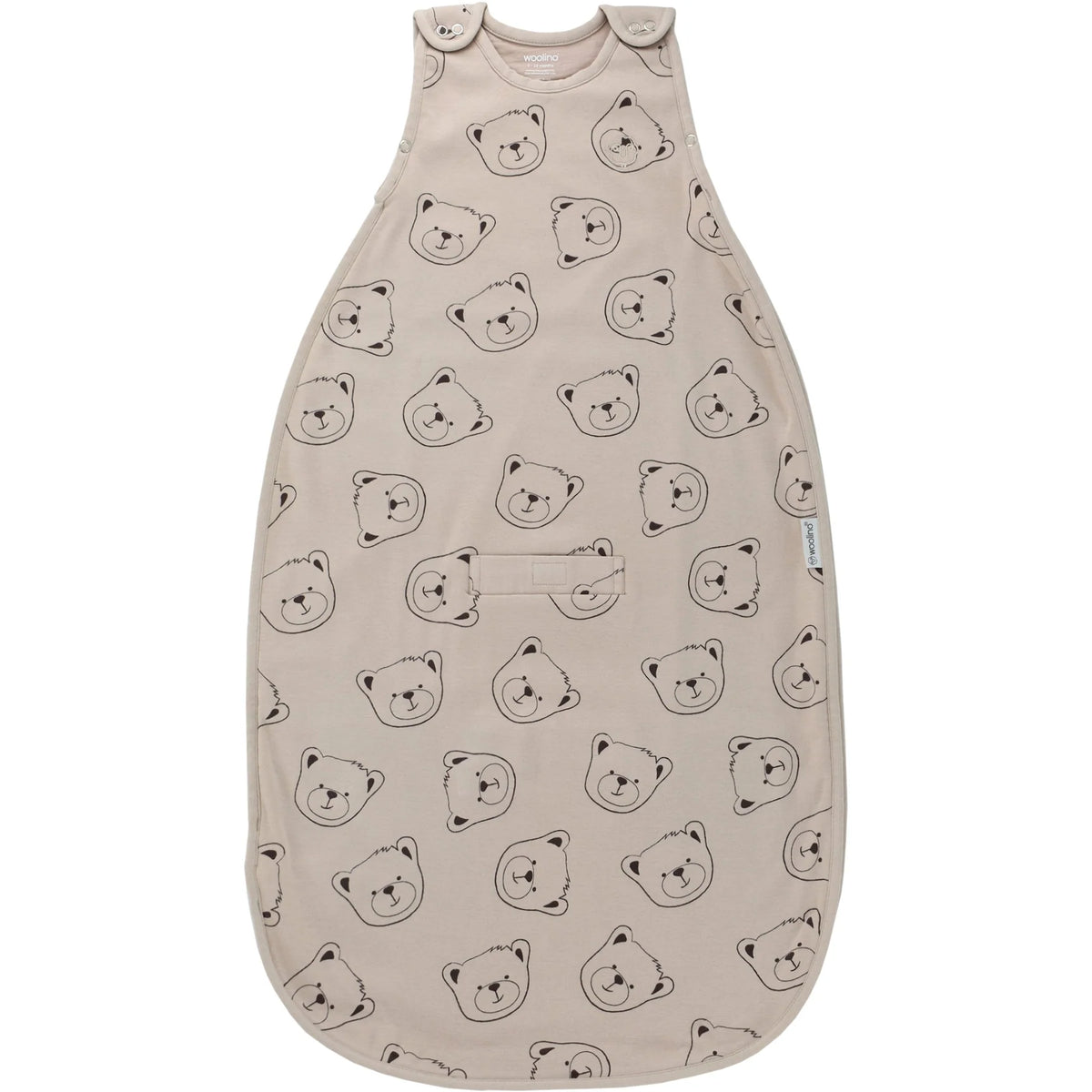 Woolino 4 Season Ultimate Merino Wool Baby Sleep Bag - Teddy Bears