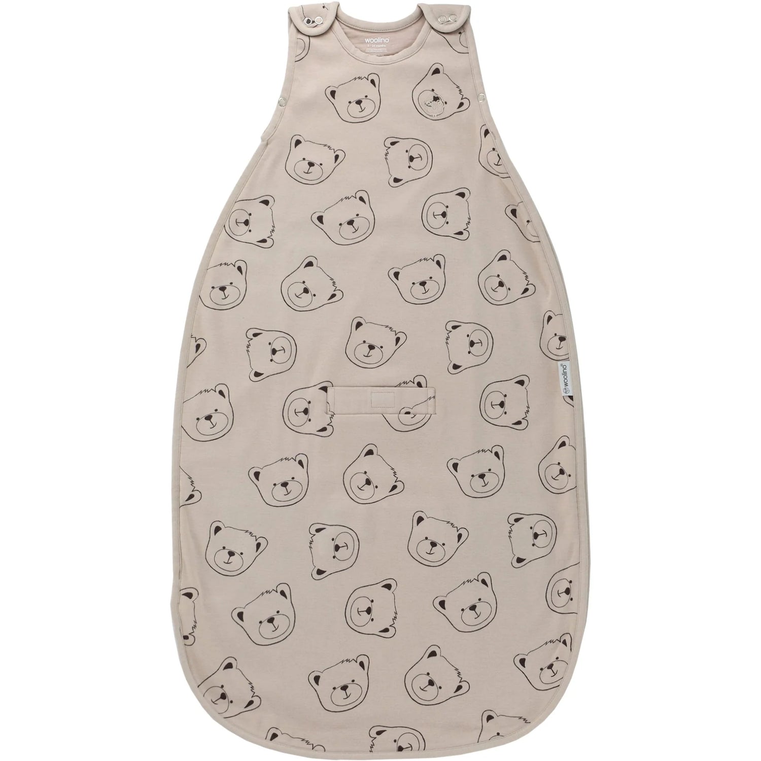 Woolino 4 Season Ultimate Merino Wool Baby Sleep Bag - Teddy Bears