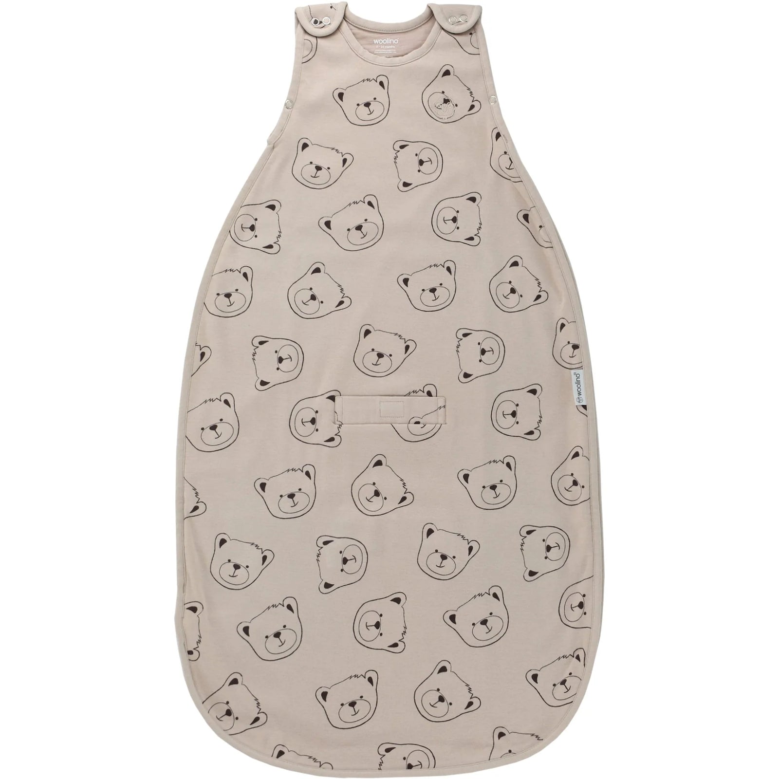 Woolino 4 Season Ultimate Merino Wool Baby Sleep Bag - Teddy Bears