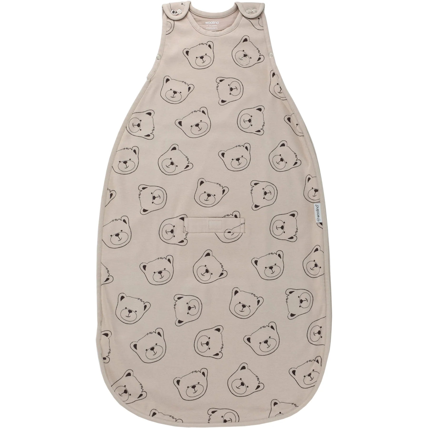 Woolino 4 Season Ultimate Merino Wool Baby Sleep Bag - Teddy Bears
