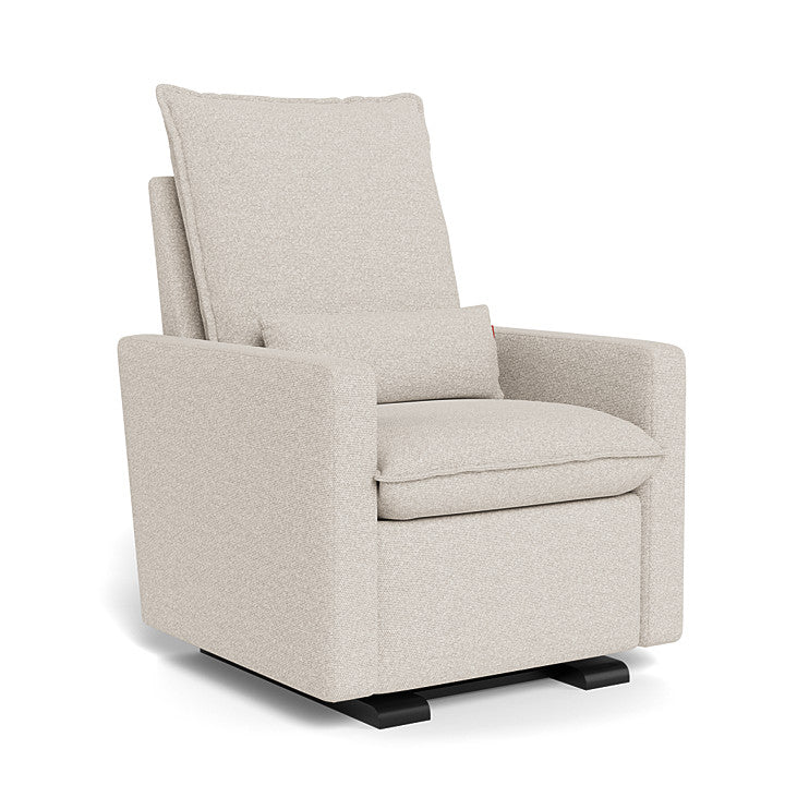 Greige Weave / Espresso Base - Monte Design Cortina Glider Recliner - Performance