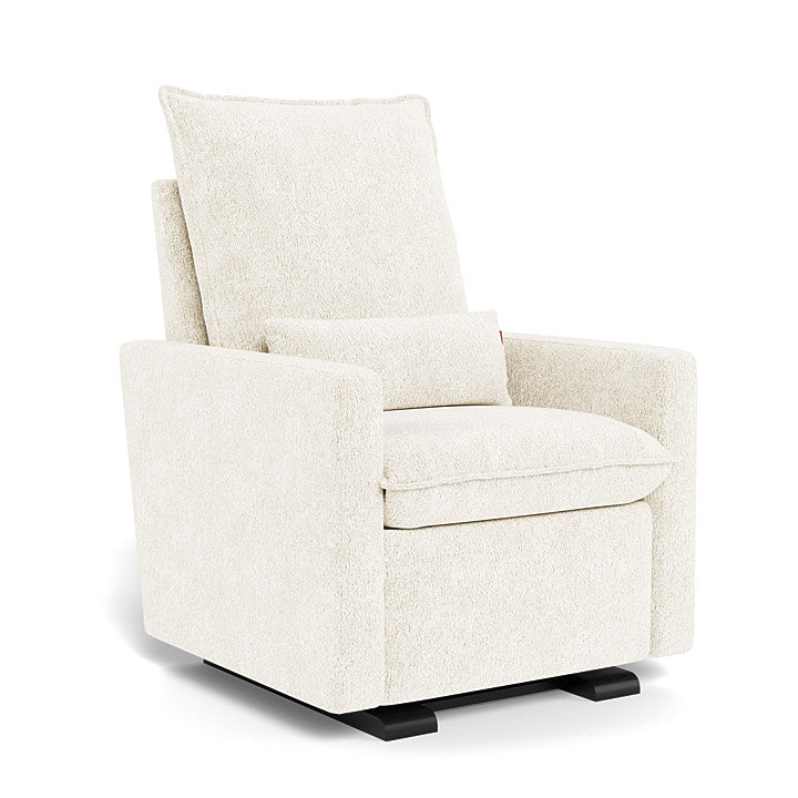 Faux Sheepskin / Espresso Base - Monte Design Cortina Glider Recliner - Premium