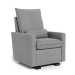 Pepper Grey Weave / Espresso Base - Monte Design Cortina Glider Recliner - Performance