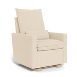 Biscuit Boucle / Maple Base  - Monte Design Cortina Glider Recliner - Performance