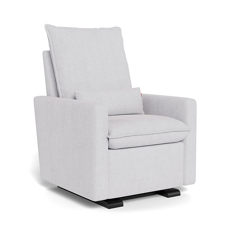 Dove Grey Boucle / Espresso Base - Monte Design Cortina Glider Recliner - Performance