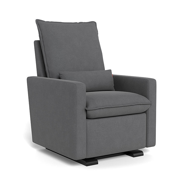 Graphite Felt / Espresso Base - Monte Design Cortina Glider Recliner - Performance